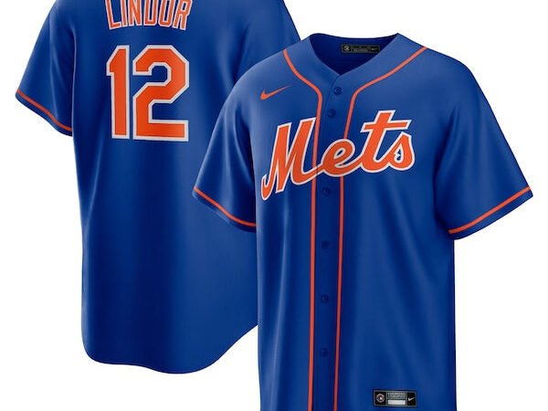 Francisco Lindor New York Mets Nike Big & Tall Alternate Replica Player Jersey - Royal