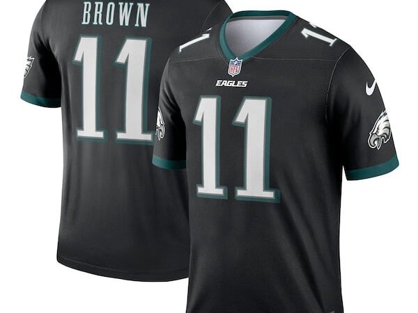 A.J. Brown Philadelphia Eagles Nike Legend Jersey - Black