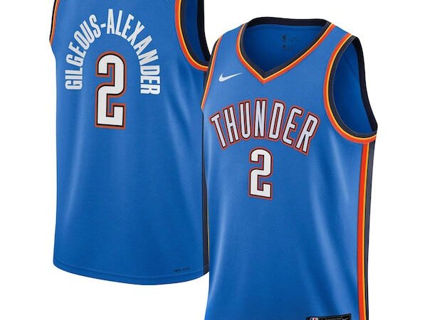 Shai Gilgeous-Alexander Oklahoma City Thunder Nike Youth Swingman Jersey - Icon Edition - Blue