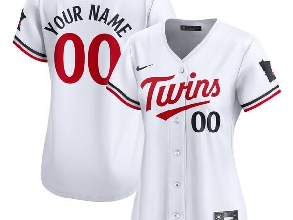 Minnesota Twins Nike Women's Home Limited Custom Jersey - White