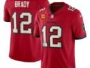 Tom Brady Tampa Bay Buccaneers Nike Captain Vapor Limited Jersey - Red