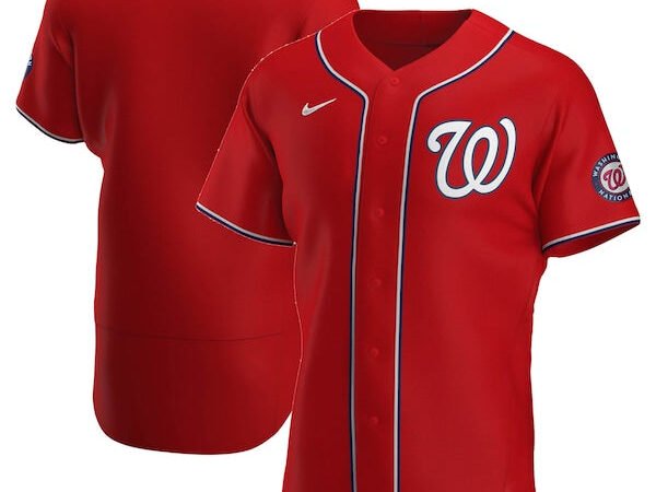 Washington Nationals Nike Alternate Authentic Team Jersey - Red