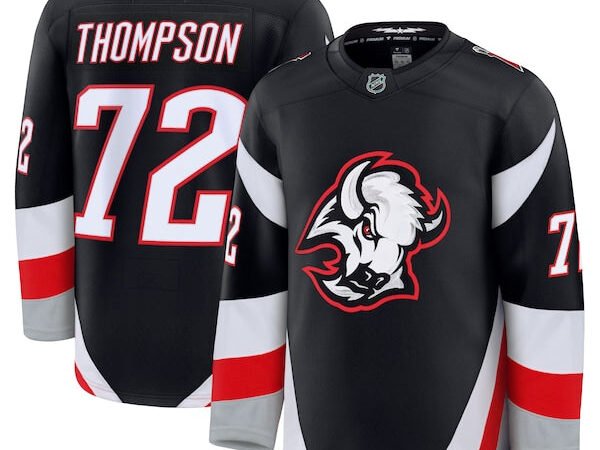 Tage Thompson Buffalo Sabres  Alternate Premium Jersey - Black