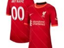 Liverpool Nike Youth 2021/22 Home Breathe Stadium Replica Custom Jersey - Red