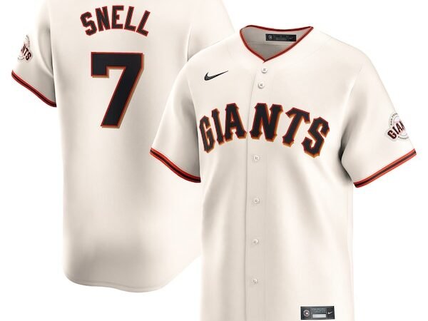 Blake Snell San Francisco Giants Nike Home Limited Jersey - Cream/Gray