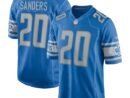 Barry Sanders Detroit Lions Nike Game Retired Player Jersey - Blue