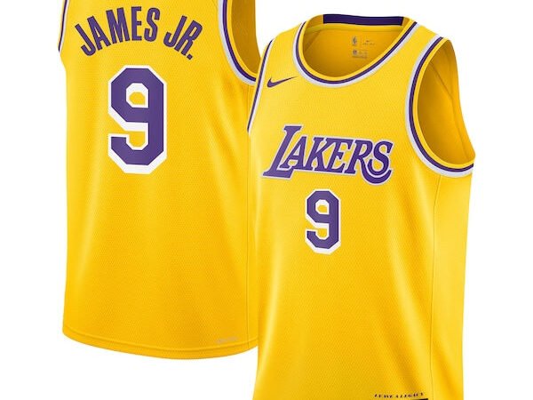 Bronny James Jr. Los Angeles Lakers Nike Youth Swingman Jersey - Icon Edition - Gold