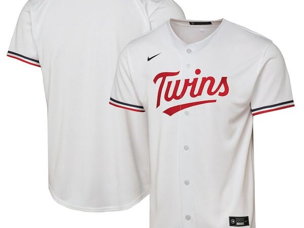 Minnesota Twins Nike Youth Home Replica Jersey - White