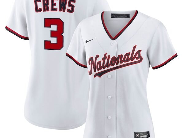 Dylan Crews Washington Nationals Nike Women's Home Replica Jersey - White