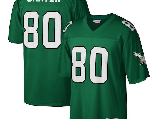 Cris Carter Philadelphia Eagles Legacy Replica Jersey - Kelly Green