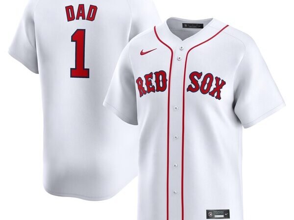 Boston Red Sox Nike #1 Dad Home Limited Jersey - White