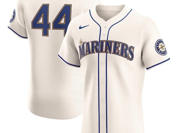 Julio Rodríguez Seattle Mariners Nike Alternate Elite Player Jersey - Cream