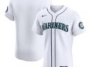 Seattle Mariners Nike Home Elite Jersey - White