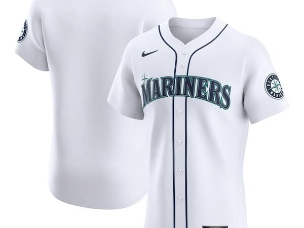 Seattle Mariners Nike Home Elite Jersey - White