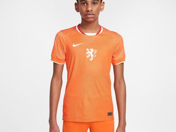 Netherlands National Team Nike Youth 2025/26 Home Replica Jersey - Orange