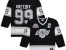 Wayne Gretzky Los Angeles Kings  Big & Tall 1992/93 Blue Line 2.0 Jersey - Black