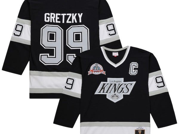 Wayne Gretzky Los Angeles Kings  Big & Tall 1992/93 Blue Line 2.0 Jersey - Black