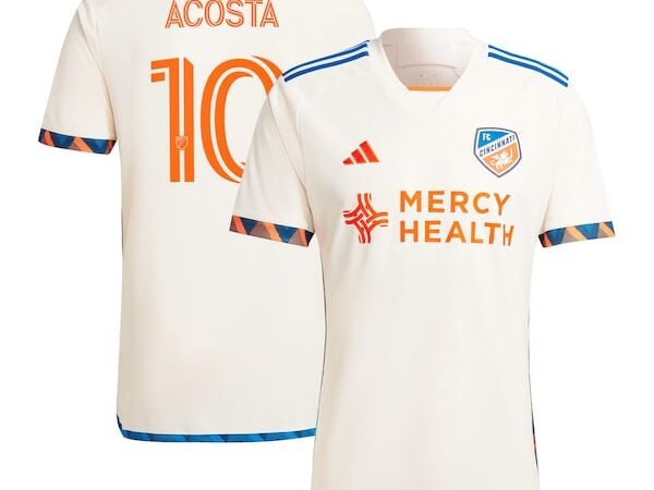 Luciano Acosta FC Cincinnati adidas 2024 The Canvas Kit Replica Player Jersey - White
