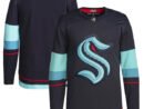 Seattle Kraken adidas Home Authentic Primegreen Jersey - Navy