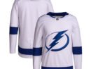 Tampa Bay Lightning adidas Away Primegreen Authentic Jersey – White