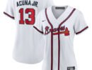 Ronald Acuna Jr. Atlanta Braves Nike Women's Home Replica Player Jersey - White/Navy
