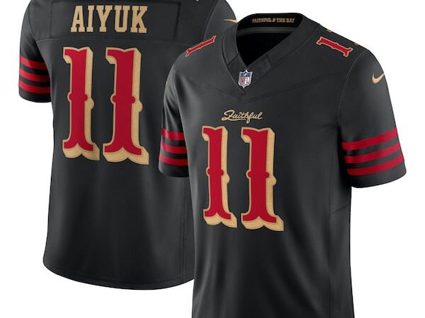 Brandon Aiyuk San Francisco 49ers Nike 2025 Rivalries Collection Limited Jersey - Black