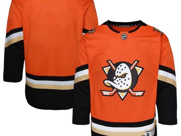 Anaheim Ducks Youth Home Premier Jersey - Orange
