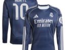 Kylian Mbappé Los Merengues adidas 2025/26 Away Replica Long Sleeve Player Jersey - Blue/White