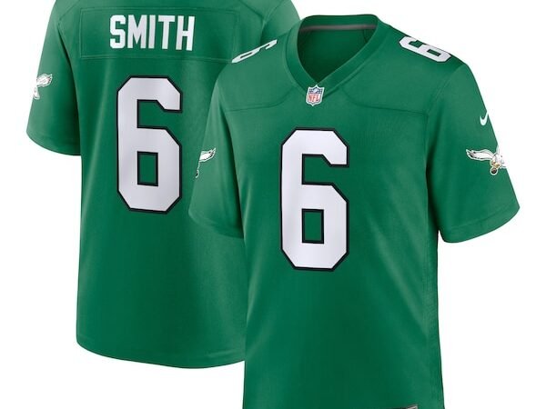 DeVonta Smith Philadelphia Eagles Nike Alternate Game Player Jersey - Kelly Green