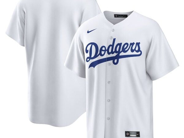 Los Angeles Dodgers Nike Home Blank Replica Jersey - White
