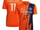 Valentin Castellanos New York City FC adidas 2022 The Volt Kit Replica Player Jersey - Orange