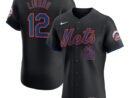 Francisco Lindor New York Mets Nike Alternate Elite Player Jersey - Black