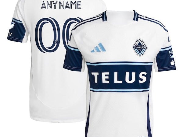 Vancouver Whitecaps FC adidas 2025 The Peak Authentic Custom Jersey - White