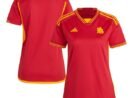 AS Roma adidas Women's 2023/24 Home Replica Jersey - Red