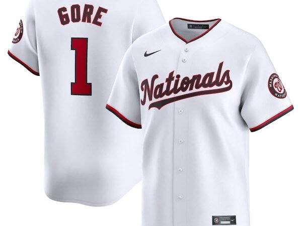 MacKenzie Gore Washington Nationals Nike Home Limited Player Jersey - White