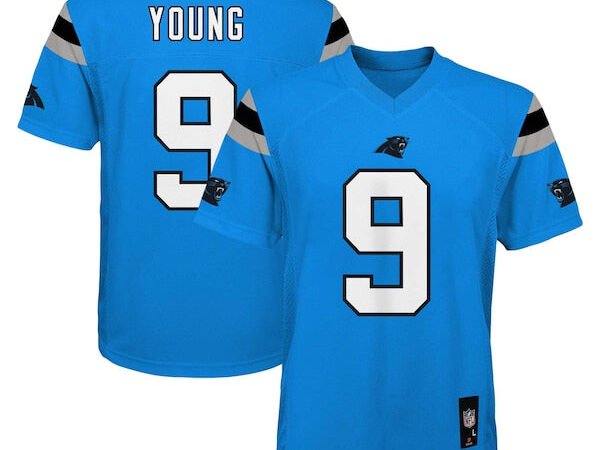 Bryce Young Carolina Panthers Youth Replica Player Jersey - Blue
