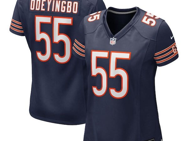 Dayo Odeyingbo Chicago Bears Nike Women's Team Game Jersey -  Navy