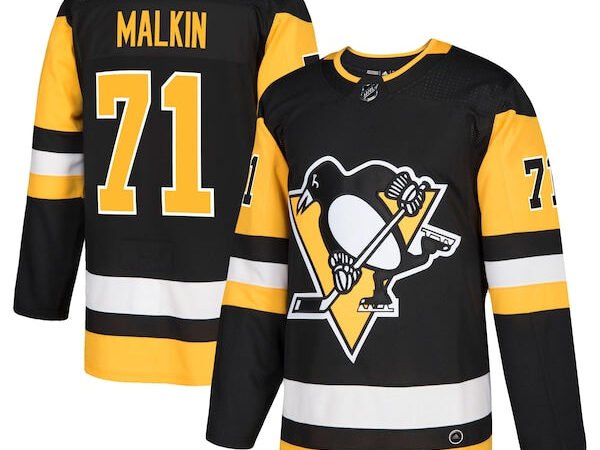Evgeni Malkin Pittsburgh Penguins adidas Authentic Player Jersey - Black
