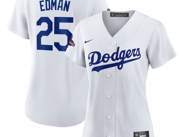Tommy Edman Los Angeles Dodgers Nike Women's 2024 World Series Champions Home Replica Player Jersey - White