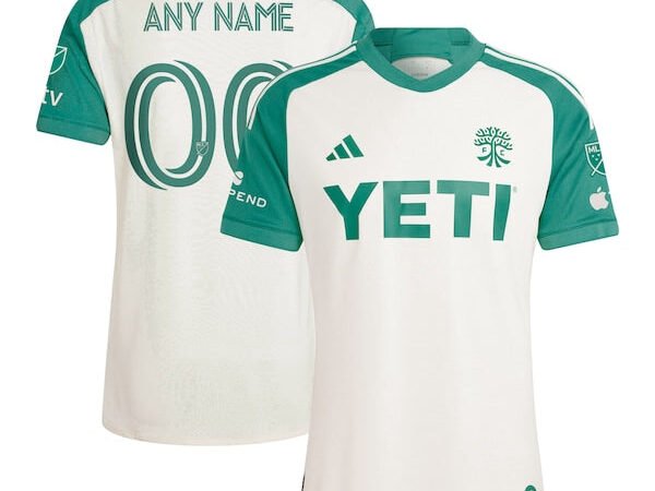 Austin FC adidas 2024 The Armadillo Kit Authentic Custom Jersey – Tan