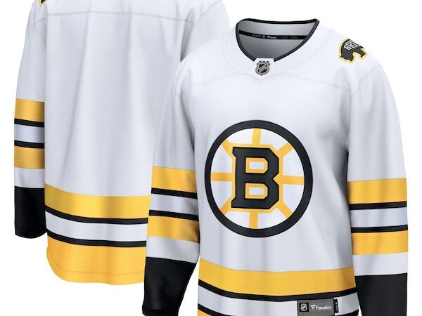 Boston Bruins  Away Breakaway Jersey - White/Black
