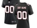Atlanta Falcons Nike Women's Throwback Custom Game Jersey - Black