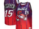 Vince Carter Toronto Raptors 1998/99 Hardwood Classics Fadeaway Swingman Player Jersey - Red/Purple