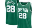 Hugo Gonzalez Boston Celtics  Youth 2025 NBA Draft First Round Pick Fast Break Replica Jersey - Icon Edition - Kelly Green
