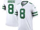 Aaron Rodgers New York Jets Nike Men's Alternate Legend Player Jersey - Spotlight White/Black/Green