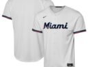 Miami Marlins Nike Youth Home Replica Jersey - White