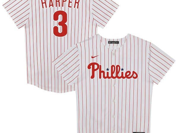 Bryce Harper Philadelphia Phillies Nike Preschool Home Replica 2.0 Player Jersey - White