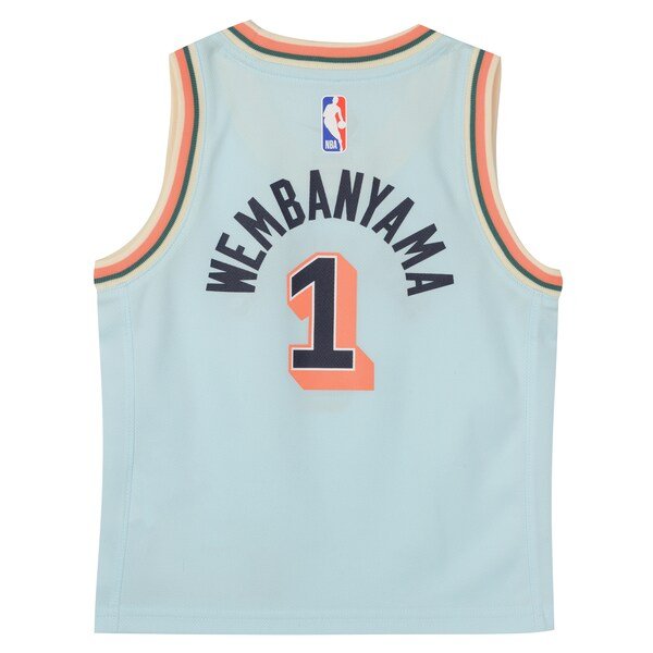 Victor Wembanyama San Antonio Spurs Nike Toddler 2024/25 Swingman Player Jersey - City Edition - Light Blue