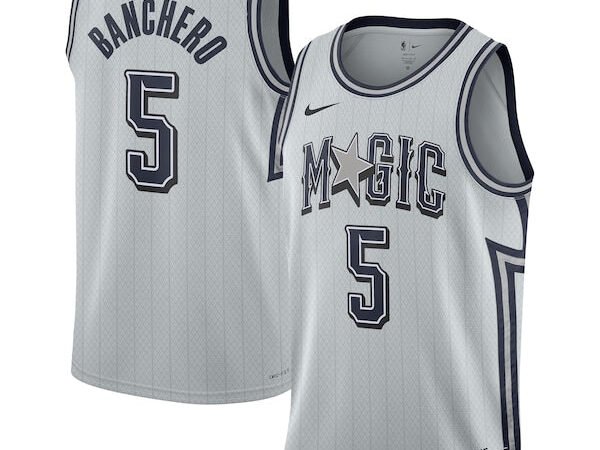 Paolo Banchero Orlando Magic Nike Unisex 2024/25 Swingman Player Jersey - City Edition - Silver