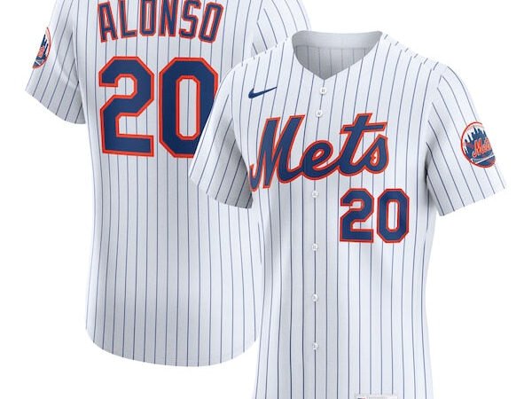 Pete Alonso New York Mets Nike Home Elite Player Jersey - White